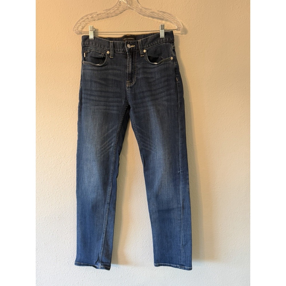 Free Assembly Women's Sz 29/30 Mid Rise Skinny Stretch Ankle Jeans
